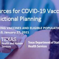 Resources for Covid-19 Vaccine Jurisdictional Planning Graphic
