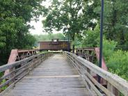 Walkway entry to Santa Fe Park