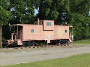 Old Santa Fe Railroad Caboose