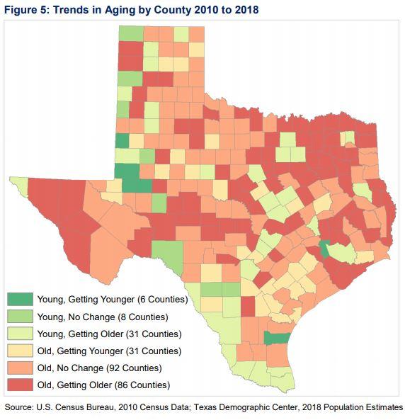 Texas Demographic Center (TDC) 2018 population estimates report. City